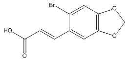 2-Bromo-4,5-Methylenedioxycinnamic Acid