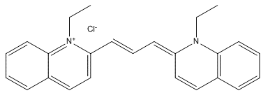 1-乙基-2-[3-[1-乙基-2-(1H)-喹啉亚基]-1-丙烯基]喹啉翁氯