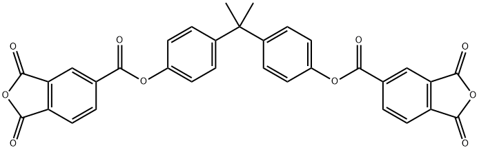 2,2-双-[4-(1,3-二氧-1,3-二氢-异苯并呋喃 -5-羰基氧基)-苯基]-丙烷