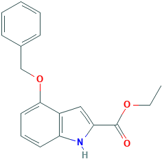 4-BENZYLOXYINDOLE-2-CARBOXYLIC ACID ETHYL ESTER