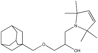 1-(Tricyclo[3.3.1.13,7]decan-1-ylmethoxy)-3-(2,2,5,5-tetramethyl-3-pyrrolin-1-yl)-2-propanol