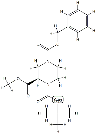 4-苄基1-(叔丁基)2-甲基(R)-哌嗪-1,2,4-三羧酸酯