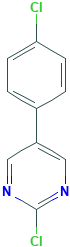 2-Chloro-5-(4-chlorophenyl)pyrimidine