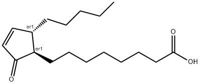 3-Cyclopentene-1-octanoic acid, 2-oxo-5-pentyl-, (1R,5S)-rel-