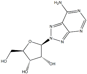 2H-1,2,3-Triazolo[4,5-d]pyrimidin-7-amine,2-b-D-ribofuranosyl-