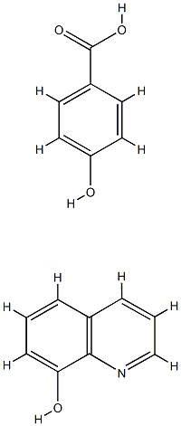 p-hydroxybenzoic acid, compound with quinolin-8-ol (1:1)