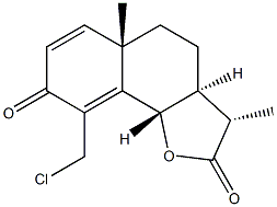 (3S)-3aβ,5,5a,9bα-Tetrahydro-3β,5aα-dimethyl-9-(chloromethyl)naphtho[1,2-b]furan-2,8(3H,4H)-dione