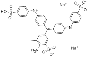 disodium hydrogen aminomethyl[[4-[(sulphonatophenyl)amino]phenyl][4-[(sulphonatophenyl)imino]cyclohexa-2,5-dien-1-ylidene]methyl]benzenesulphonate