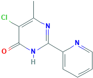 5-CHLORO-6-METHYL-2-(2-PYRIDYL)PYRIMIDIN-4-OL