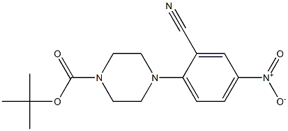 tert-Butyl 4-(2-cyano-4-nitrophenyl)piperazine-1-carboxylate