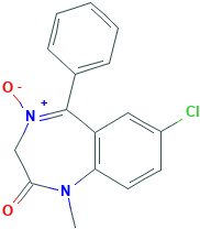 7-chloro-1,3-dihydro-1-methyl-5-phenyl-2H-benzo-1,4-diazepin-2-one 4-oxide