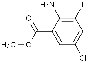 Benzoic acid, 2-amino-5-chloro-3-iodo-, methyl ester