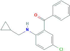 2-Cyclopropylmethylamino-5-chlorobenzophenone