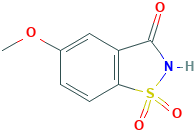 1,2-BENZISOTHIAZOL-3(2H)-ONE, 5-METHOXY, 1,1-DIOXIDE