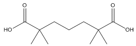 2,2,6,6-Tetramethylheptanedioic Acid