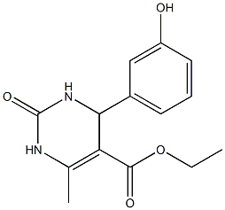 Ethyl 4-(3-hydroxyphenyl)-6-methyl-2-oxo-1,2,3,4-tetrahydropyrimidine-5-carboxylate