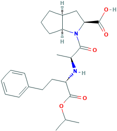 (2S,3aS,6aS)-1-[(S)-2-[[(S)-1-[(Methylethoxy)carbonyl]-3-phenylpropyl]amino]propanoyl]octahydrocyclopenta[b]pyrrole-2-carboxylic acid