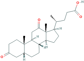 5-beta-Cholan-24-oic acid, 3,12-dioxo-