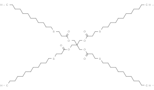 Bis[3-(dodecylthio)propionic acid]2,2-bis[[3-(dodecylthio)-1-oxopropyloxy]methyl]-1,3-propanediyl ester