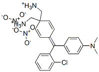 4-[(2-chlorophenyl)-[4-(dimethylamino)phenyl]methylidene]cyclohexa-2,5-dien-1-ylidene]-dimethylazanium,nitrate