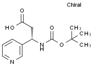 (S)-叔丁氧羰基-3-(3-吡啶基)-β-丙氨酸