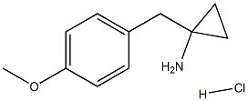 1-[(4-Methoxyphenyl)methyl]cyclopropan-1-amine hydrochloride