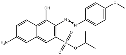 7-AMINO-4-HYDROXY-3-[2-(4-METHOXYPHENYL)DIAZENYL]-2-NAPHTHALENESULFONIC ACID 1-METHYLETHYL ESTER