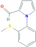 1-(2-METHYLSULFANYL-PHENYL)-1H-PYRROLE-2-CARBALDEHYDE