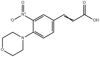 (2E)-3-[4-(morpholin-4-yl)-3-nitrophenyl]prop-2-enoic acid