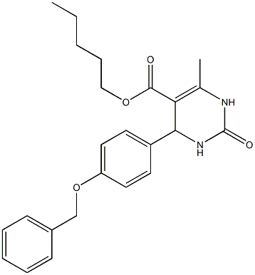 Pentyl 4-(4-(benzyloxy)phenyl)-6-methyl-2-oxo-1,2,3,4-tetrahydropyrimidine-5-carboxylate