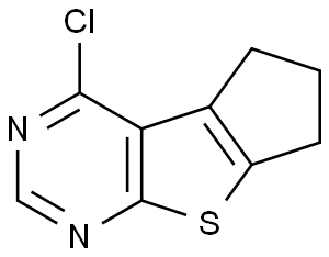 4-氯-6,7-二氢-5H-环戊并[4,5]噻吩并[2,3-d]嘧啶