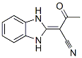 Butanenitrile, 2-(1,3-dihydro-2H-benzimidazol-2-ylidene)-3-oxo- (9CI)