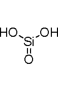 Silicicacid mesh for chromatography