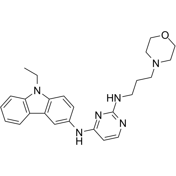 N4-(9-Ethyl-9H-carbazol-3-yl)-N2-(3-Morpholin-4-yl-propyl)-pyriMidine-2,4-diaMine