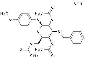 4-甲氧苯基2,4,6-三-O-乙酰-3-O-苄基-β-D-吡喃葡萄糖苷