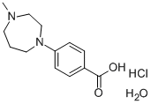 4-(4-METHYLPERHYDRO-1,4-DIAZEPIN-1-YL)BENZOIC ACID HYDROCHLORIDE HYDRATE