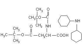 N-叔丁氧羰基-L-天冬氨酸 4-叔丁酯二环己胺盐