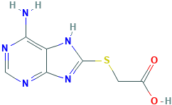 [(6-Amino-9H-purin-8-yl)sulfanyl]acetic acid