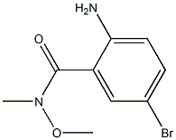 2-Amino-5-bromo-N-methoxy-N-methylbenzamide