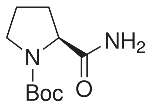 1-Pyrrolidinecarboxylic acid, 2-(aminocarbonyl)-, 1,1-dimethylethyl ester, (2S)-