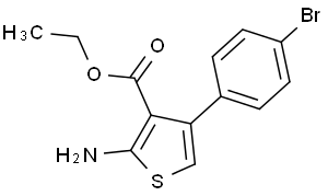 Ethyl 2-Amino-4-(4-Bromophenyl)-3-Thiophenecarboxylate