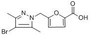 5-[(4-BROMO-3,5-DIMETHYL-1H-PYRAZOL-1-YL)METHYL]-2-FUROIC ACID