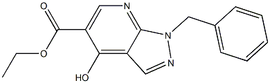 1-Benzyl-4-hydroxy-1H-pyrazolo[3,4-b]pyridine-5-carboxylic acid ethyl ester