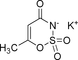 potassium salt of 6methyl-1,2,3-oxathiazine-4(3H)-one-2,2-dioxide