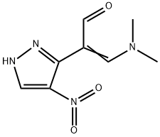 1H-Pyrazole-3-acetaldehyde, α-[(dimethylamino)methylene]-4-nitro-