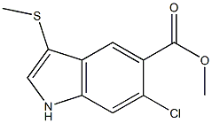 Methyl 6-chloro-3-(Methylthio)-1H-indole-5-carboxylate