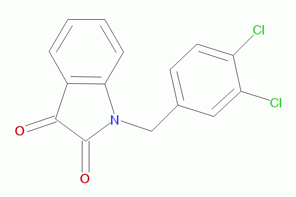 1-(3,4-二氯苄基)吲哚啉-2,3-二酮