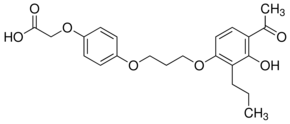 2-[4-[3-(4-acetyl-3-hydroxy-2-propylphenoxy)propoxy]phenoxy]-