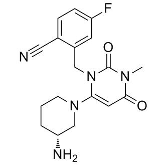 2-[[6-[(3R)-3-胺基-1-吡啶]-3,4-二氢-3-甲基-2,4- 二氧代-1(2H)-嘧啶]甲基]-4-氟苯甲腈