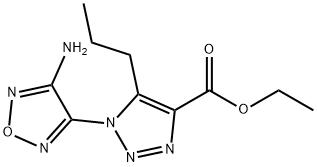 ethyl 1-(4-amino-1,2,5-oxadiazol-3-yl)-5-propyl-1{H}-1,2,3-triazole-4-carboxylate